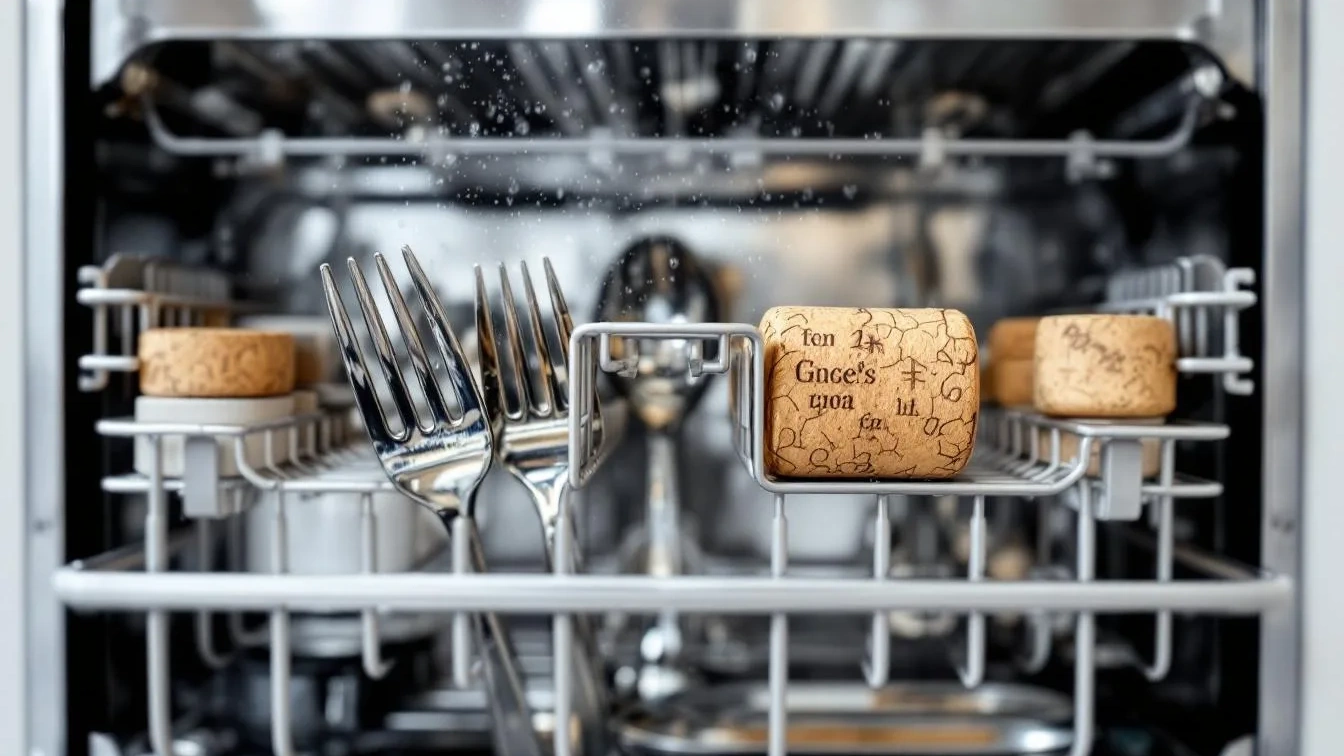 Huismaker onthult hoe een simpele kurk drie vaatwasserproblemen oplost