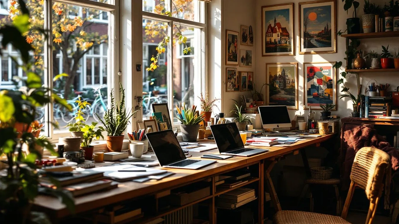 Waarom collega’s in creatieve sectoren vaak hechte vriendschappen vormen