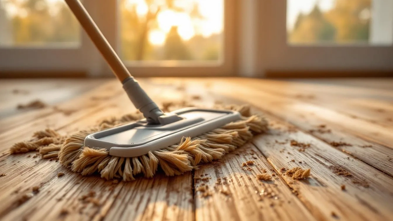 Waarom je houten vloeren niet schoon worden met gewoon dweilen