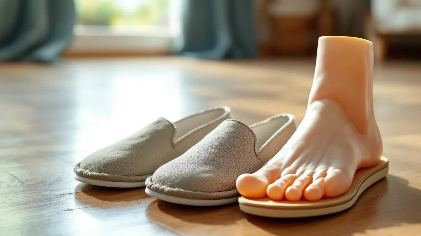 Waarom podologen waarschuwen tegen het dragen van sloffen zonder steun